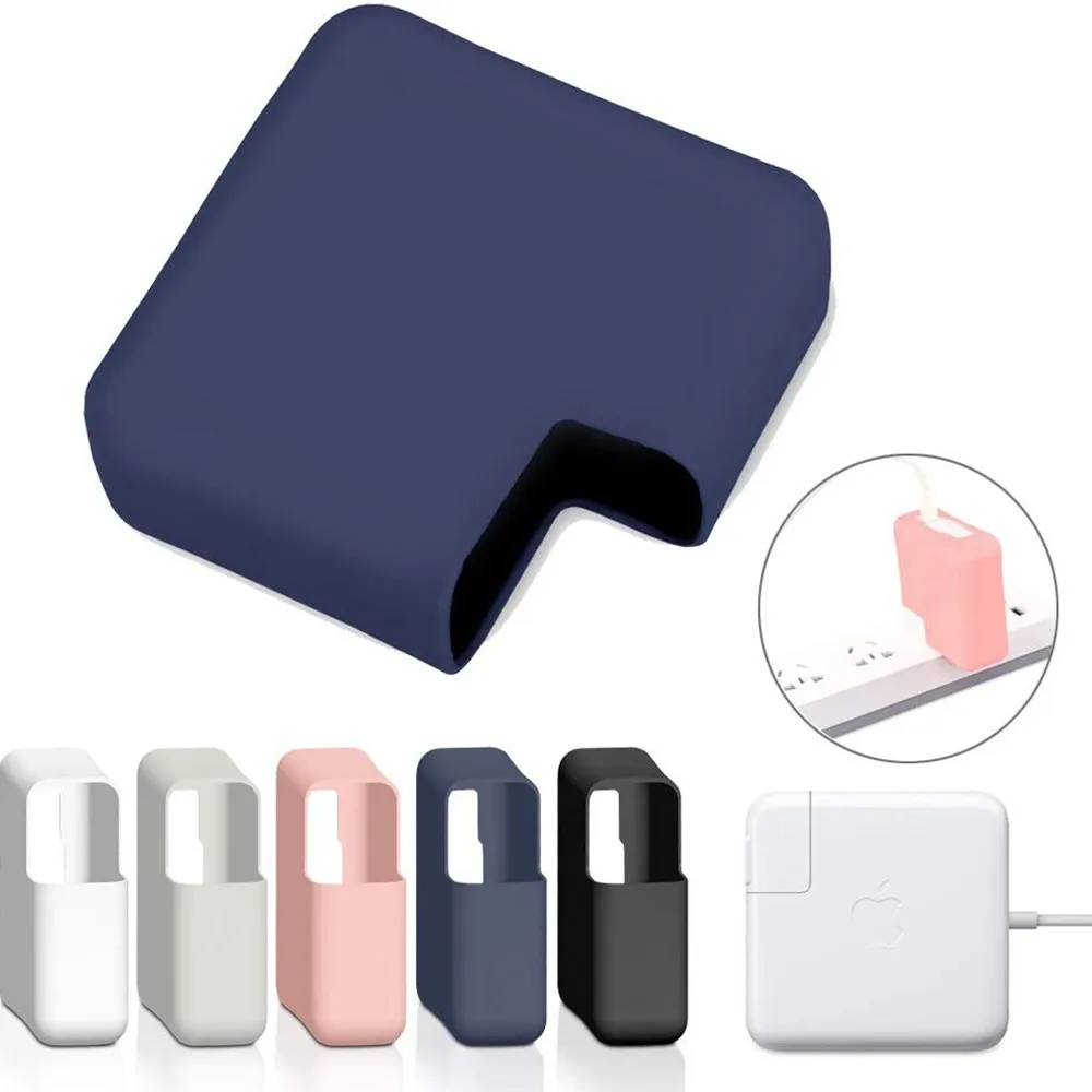 

Ultra Thin Silicone Charger Protective Case Cover for MacBook Air Pro 13 15 16 Inch Touch Bar 2021 A2442 A2485A2289 A2179 A2338