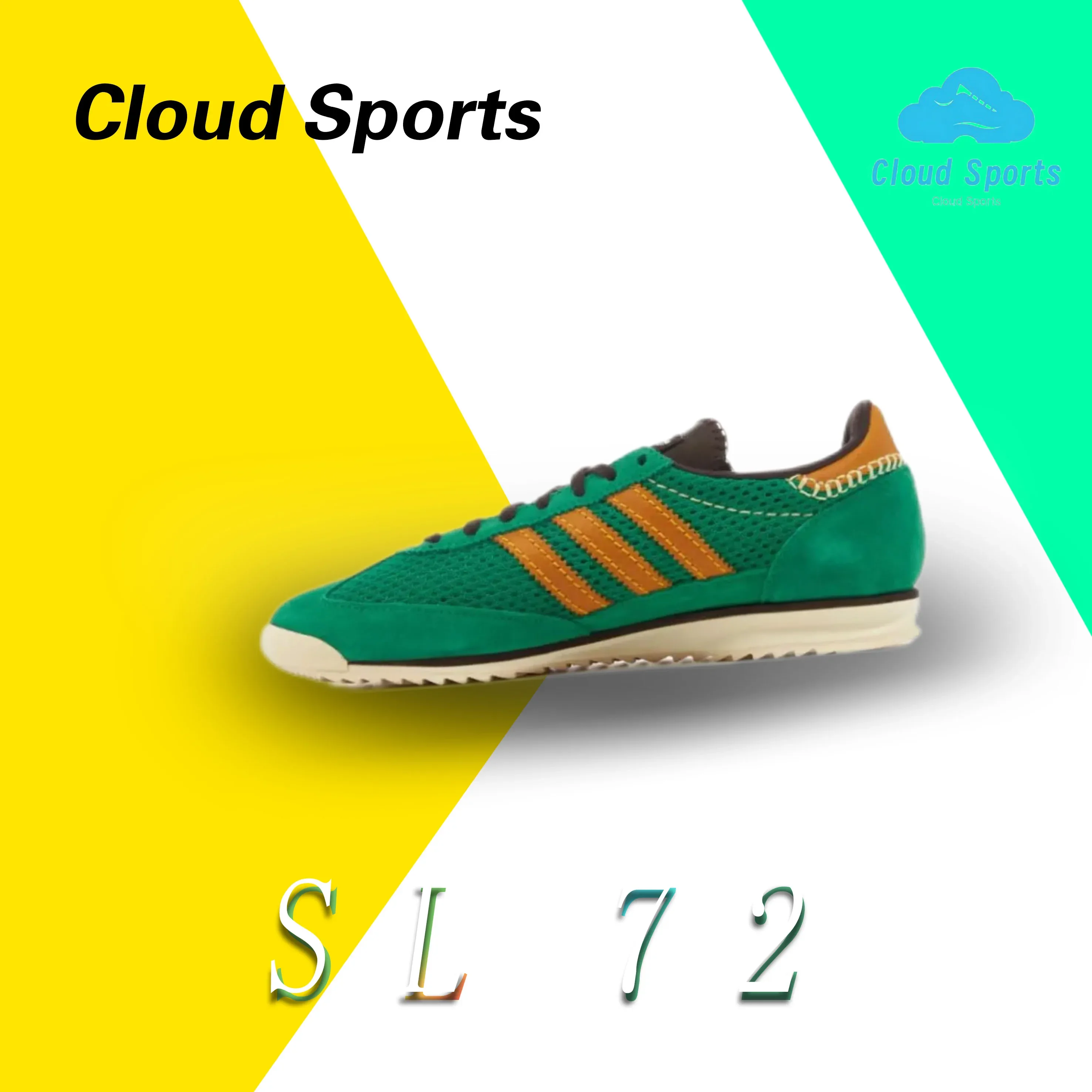Adidas SL 72 мужские и женские кроссовки на вязаной подошве зимняя легкая удобная