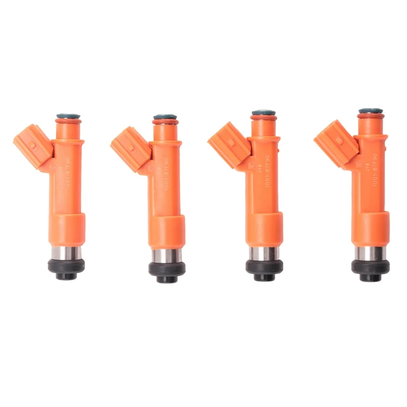 Топливные форсунки 550Cc 1001-87F90 красные металлические + ABS для Toyota Aristo Celica Supra JZA80 4 шт.