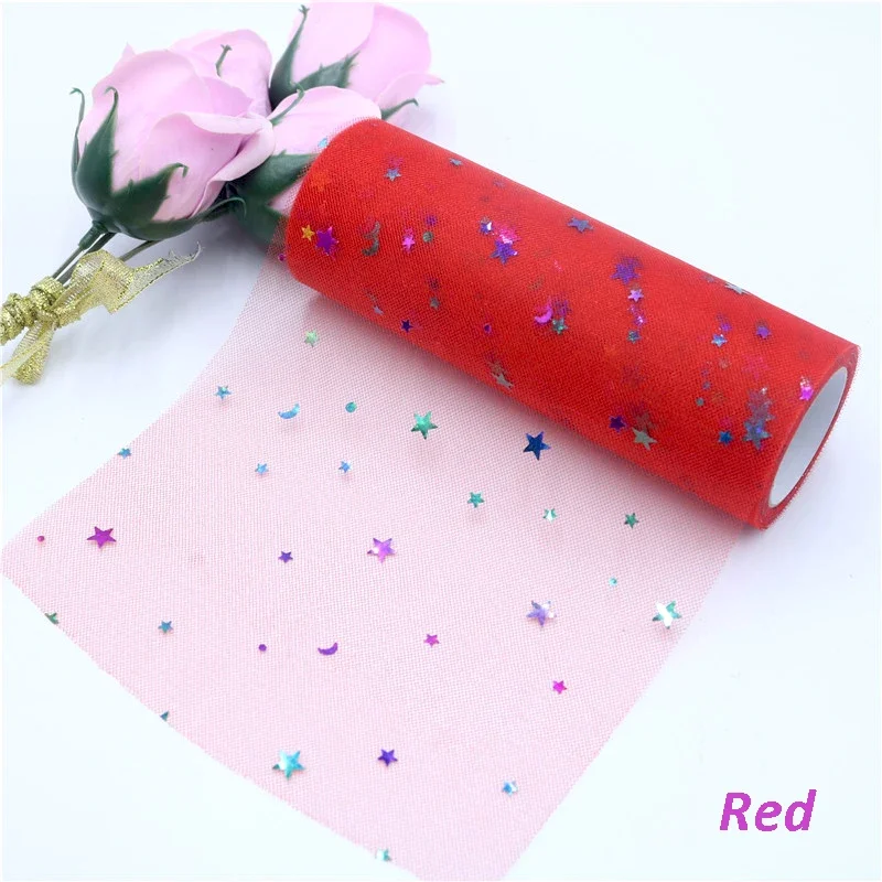 

Блестящий тюль 10 ярдов, 15 см, полиэстер