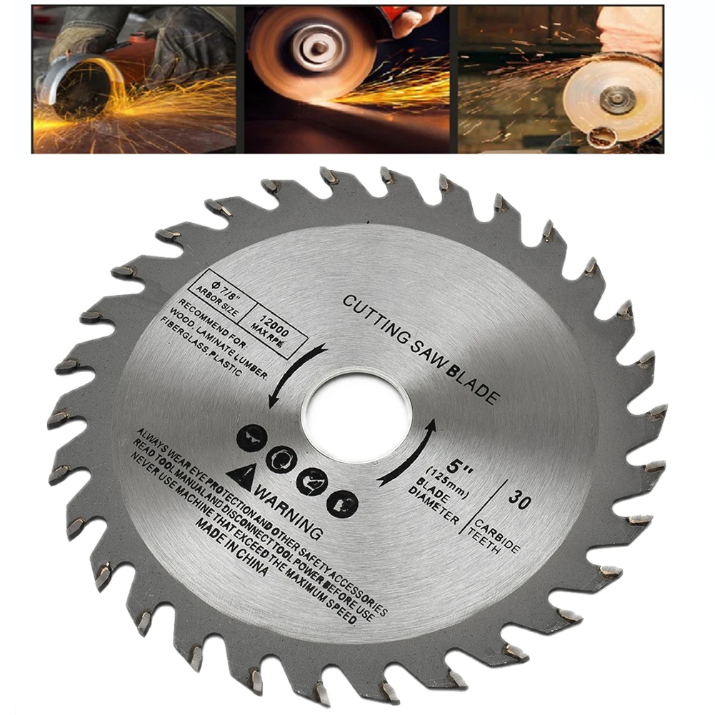 1 шт. 5-дюймовый карбидный пильный диск настольный режущий для дерева наконечник