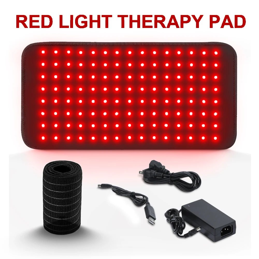 LED Red Light Therapy 660nm 850nm Near Infrared Light Therapy Devices Large Pads Wearable Wrap for Pain Relief