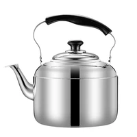 stainless steel kettle whistling tea kettle coffee kitchen stovetop induction for home kitchen camping picnic 4l5l6l6 5l