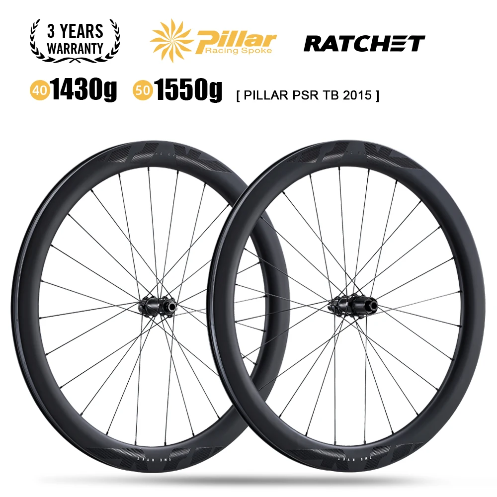 

2023 RYET Carbon Wheels Disc Brake 700C Road Bike Wheelset 36T Ratchet CenterLock Hubsets Carbon Rimsets Road Cycling Wheels