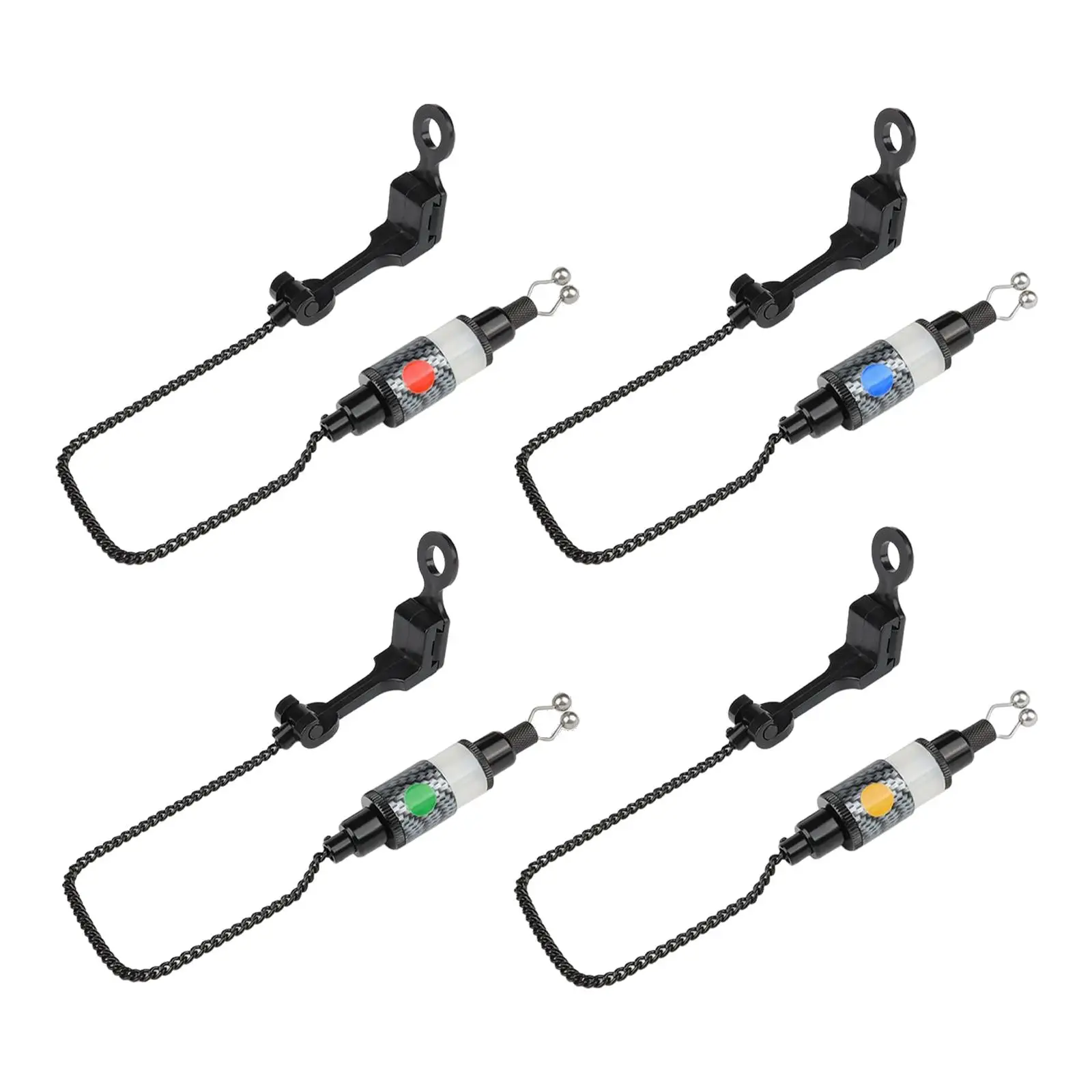 

Fishing Indicators Chain Tackle Accessory Bite Sensor LED Illuminated Alarm Bell Rod Fishing Accessories Outdoor Fishing