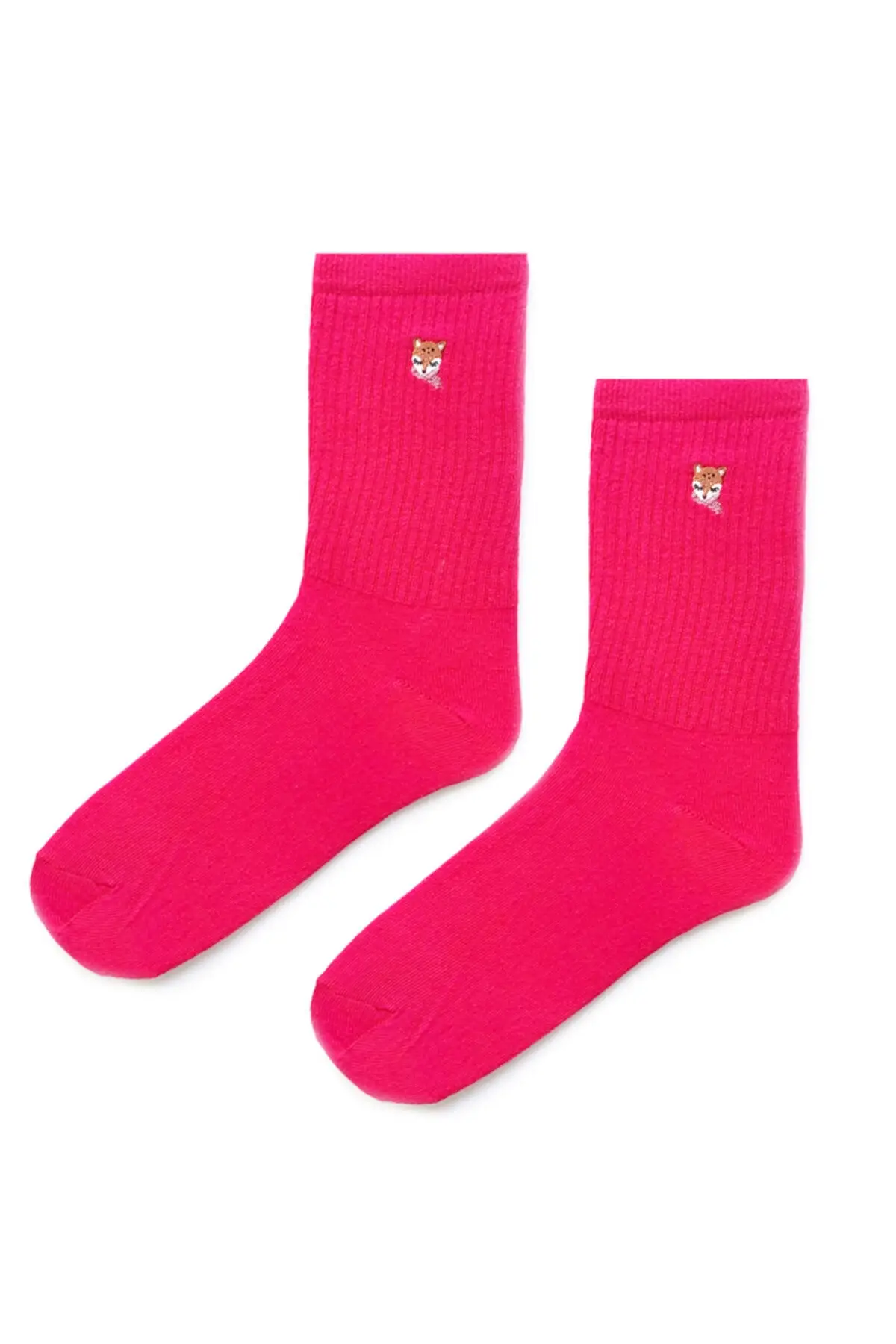 6-Piece Fox Designed Colorful Patterned Socks Box | Women's & Men's Clothing | Trendy & Cool