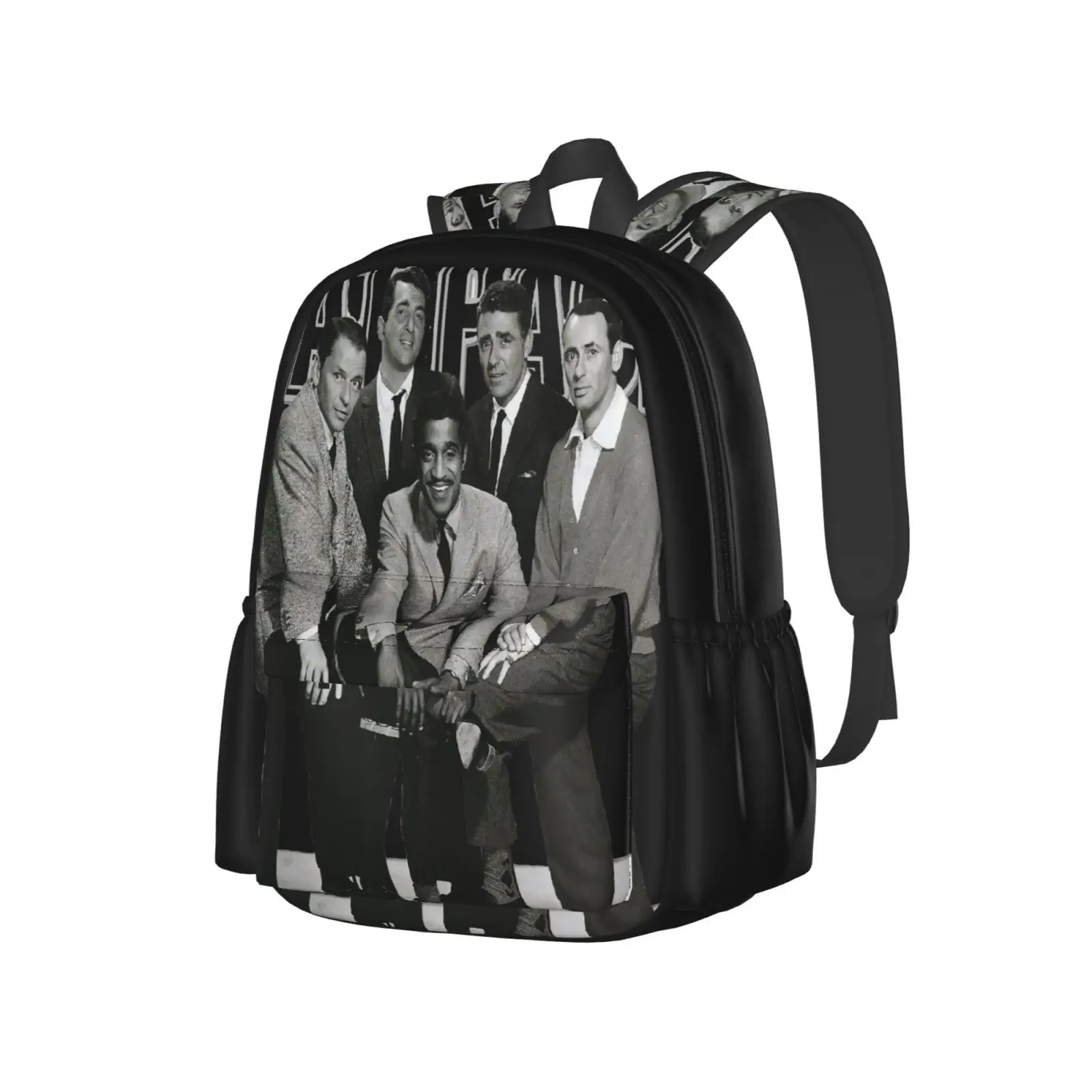 

The Rat Pack Frank Sinatra Dean Men's Bag Cloth Bag Backpack Bag Bag Women Backpack Bag Ropes Shopper With Anime Pouch Pouches