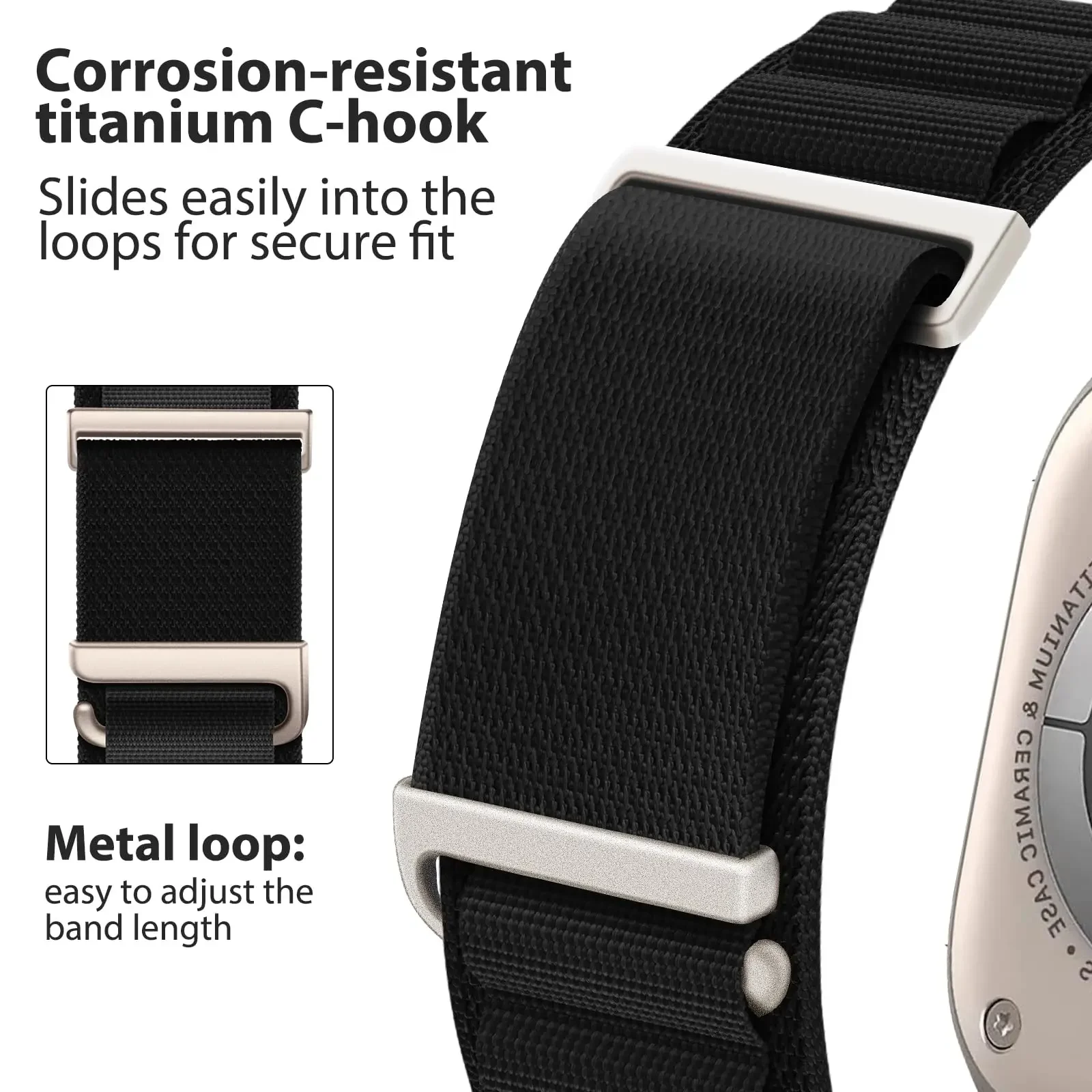 Фото Ремешок Alpine Loop для Apple Watch Ultra Band 49 мм 46 мм 45 мм 44 мм 41 мм Нейлоновый браслет с C-образной застежкой для iWatch Series10 42 мм 9 8 7 6 5 №3