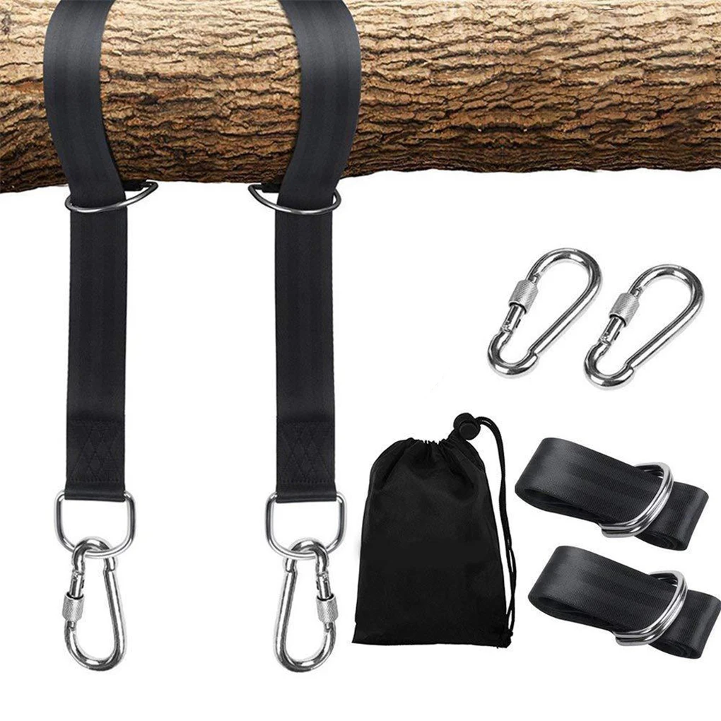 

2 Pieces Tree Swing Strap Hammock Hanging Rope Portable Hanger Hiking
