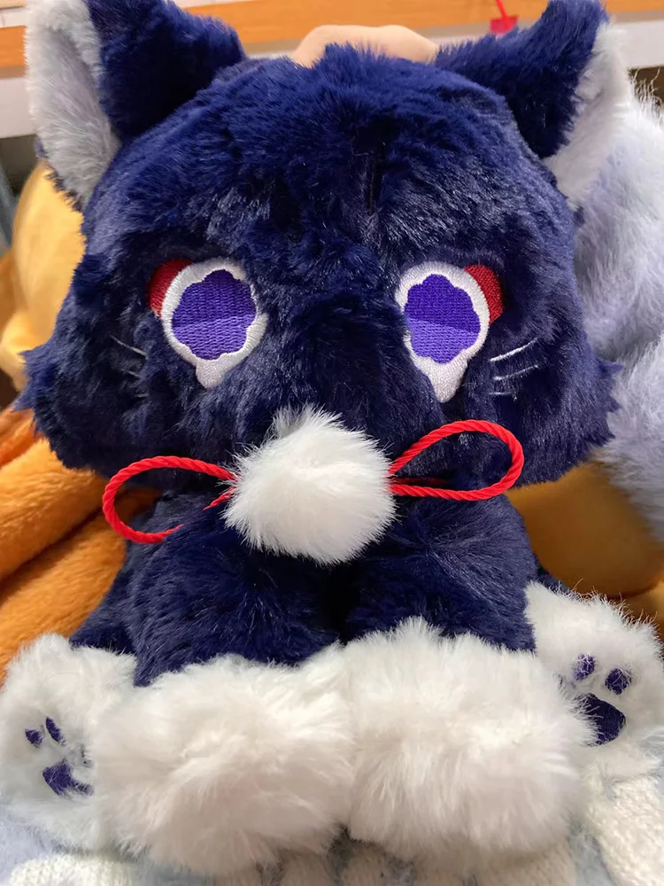 Хит продаж плюшевые куклы Genshin Impact в стиле аниме милый кот 22 см - купить по