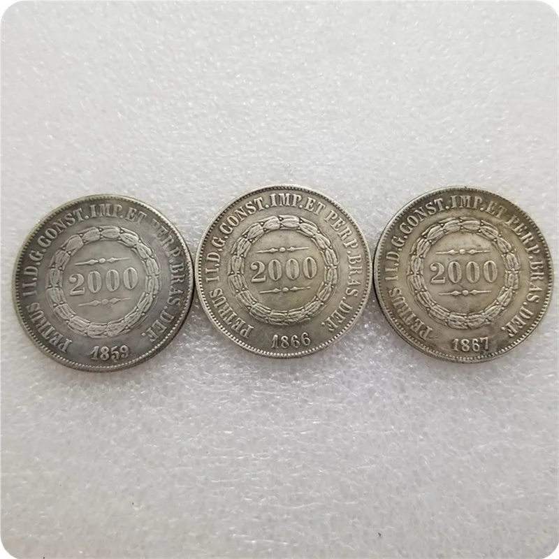 

Памятные монеты 1859,1866,1867, антиквариат, коллекционные монеты, украшение для дома, волшебная монета, декор для домашней комнаты, рождественски...