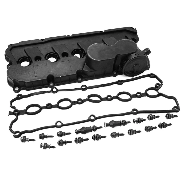 Полная крышка клапана автомобильного двигателя с прокладкой и болтами для Jetta Golf