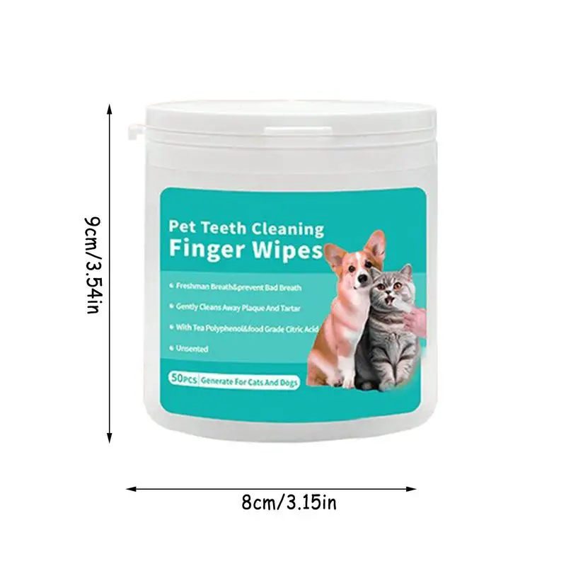 do czyszczenia zębów psa Chusteczki Skuteczne nakładki Zestaw Przenośna rękawica