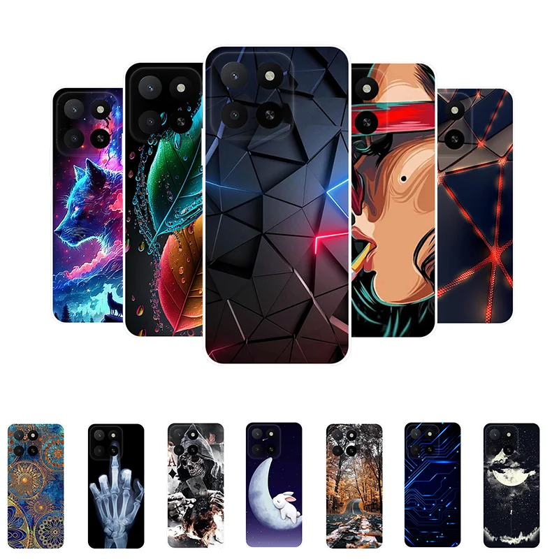 Чехол для Honor X5B Plus X 5B силиконовый Мультфильм задняя крышка телефона Мягкий чехол