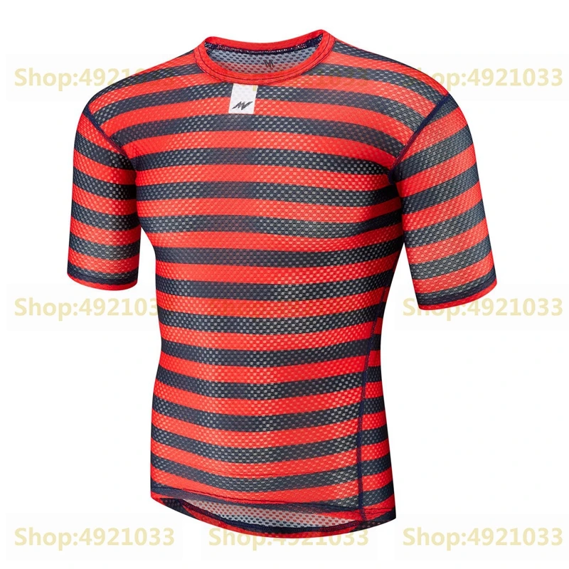 

2022 Morvelo New Baselayer Unrestrictive Fit With High Breathability Summer Short Sleeve Open Mesh Fabric Cycling Underwear Men