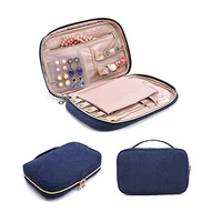 new jewelry organizer bag for women universal velvet earrings storage european large space jewelry holder gift box for ornaments
