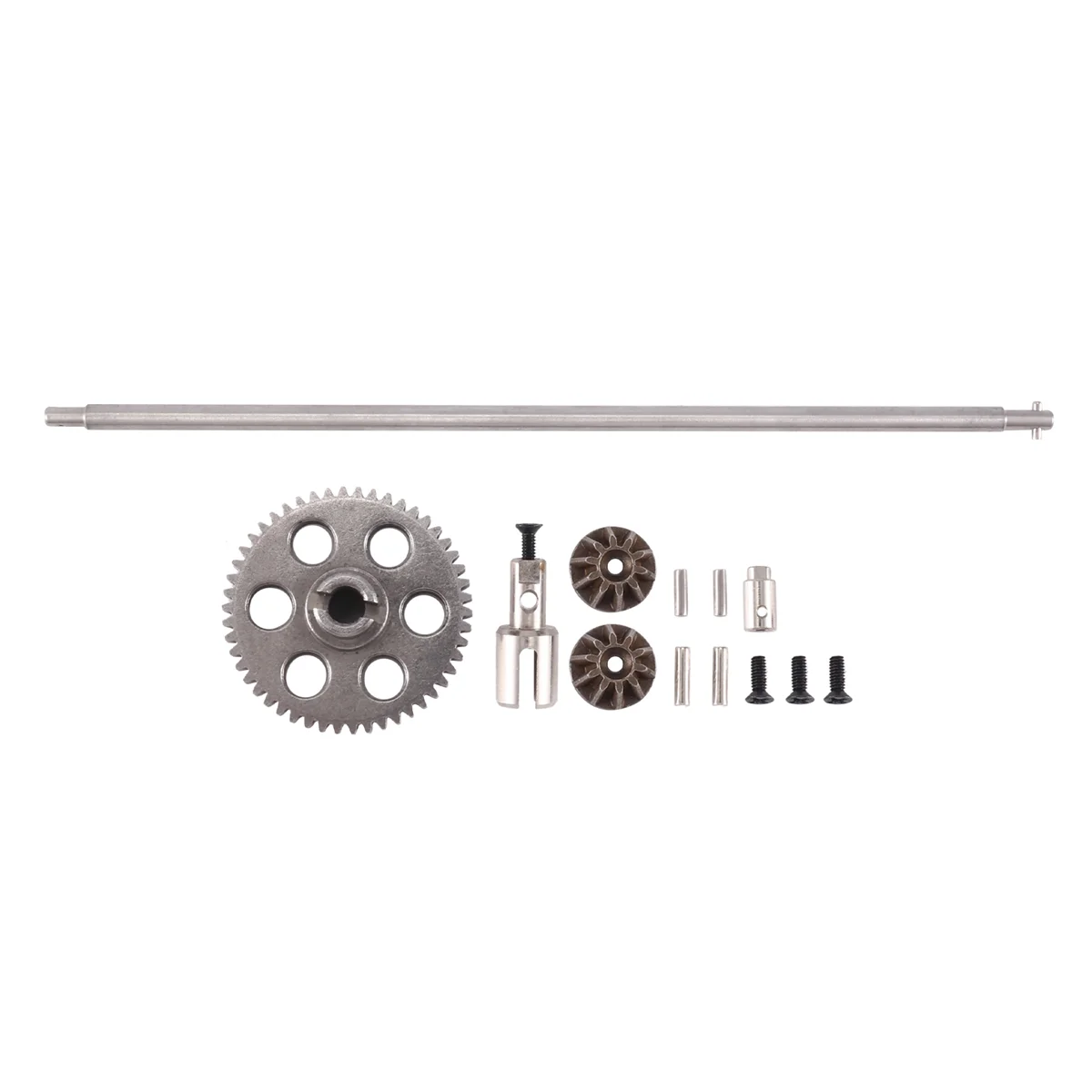 

Metal Center Drive Shaft and Spur Gear Set for HBX 901 901A 903 903A 905 905A 1/12 RC Car Upgrade Spare Parts