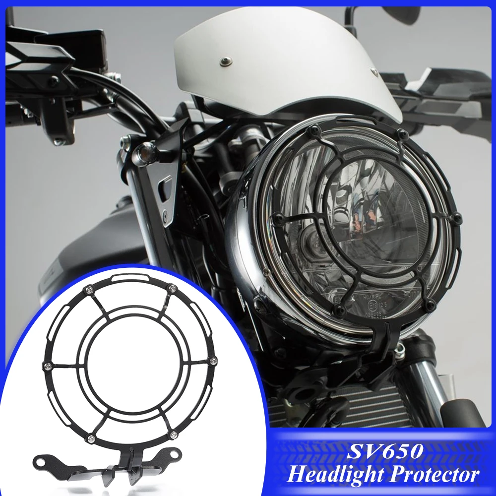

For Suzuki SV650 SV 650 650X SV650X Motorcycle Accessories Front Headlight Protector Autobike Head light Lamp Guard Grill Cover