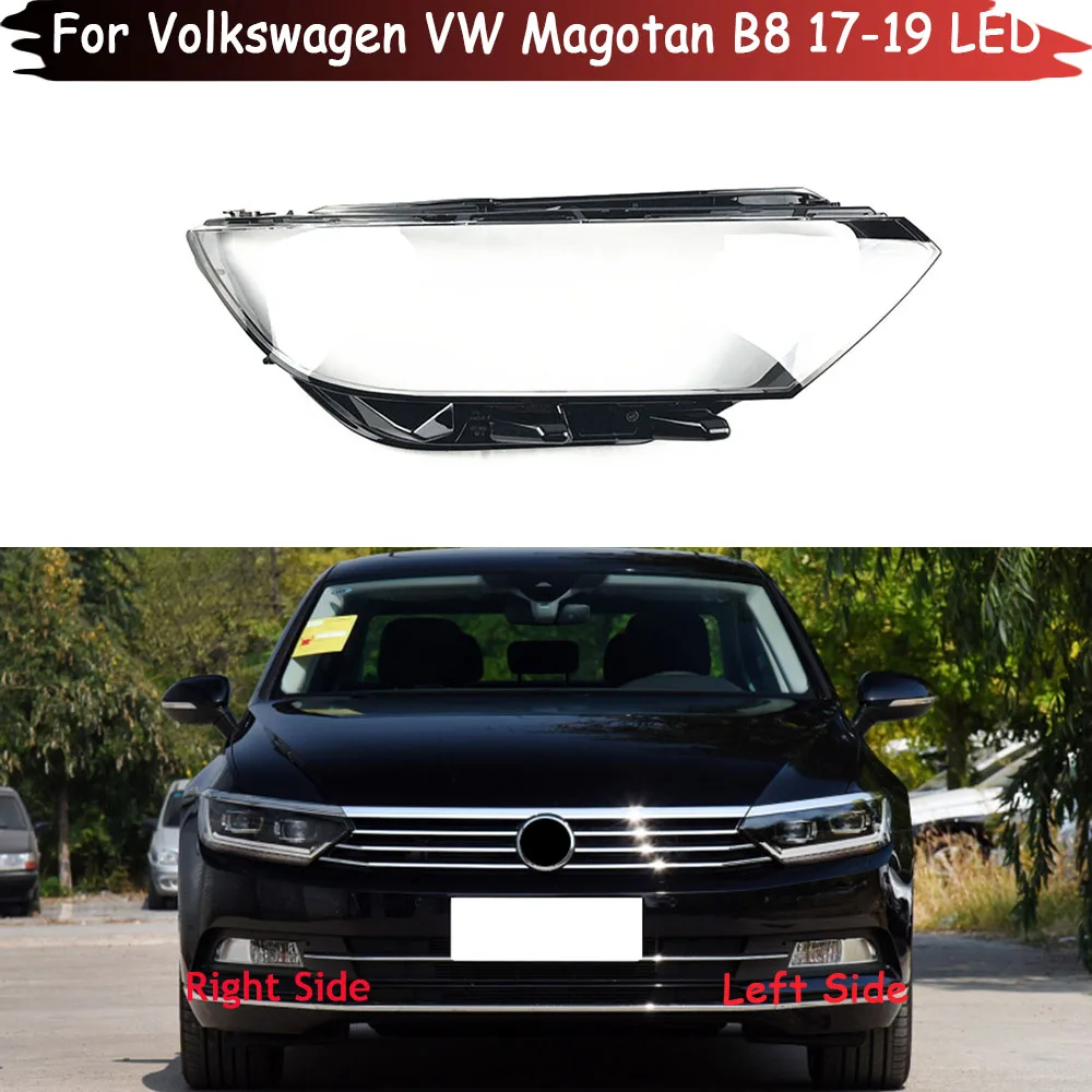 

Car Headlight Cover For Volkswagen VW Magotan B8 2017 2018 2019 LED Auto Headlamp Case Lampshade Lampcover Glass Lens Shell