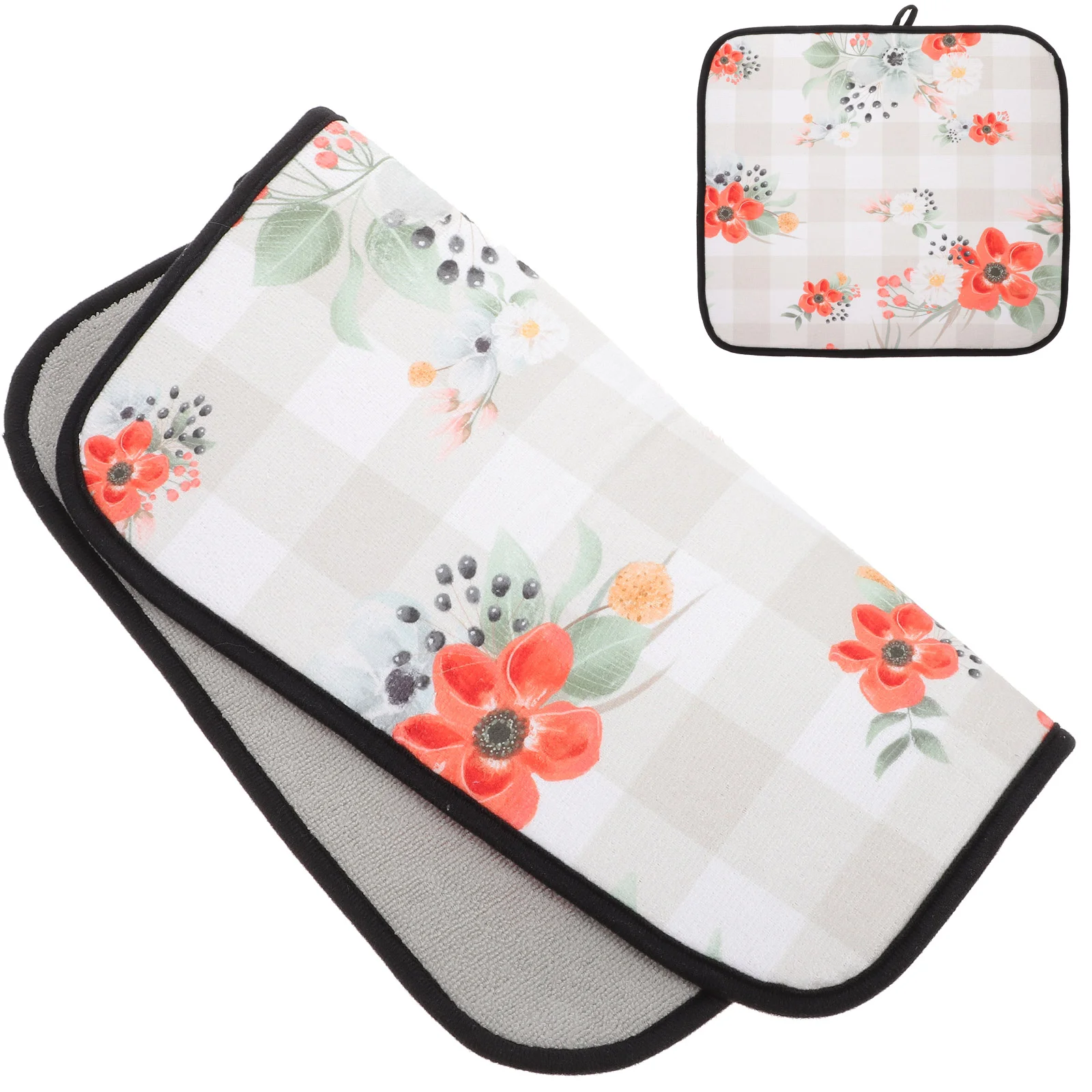 

Mat Dish Drying Pad Drainer Table Trivet Kitchen Cup Drinks Dining Tableware Cloth Tea Sink Placemat Coastersnon Mats