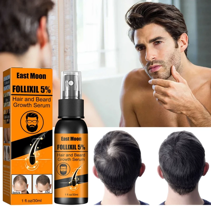

Hair Beard Growth Serum 30ml Men's Beard Growth Men's Beard Essence Nourishing Enhancer Beard Oil Beard Care
