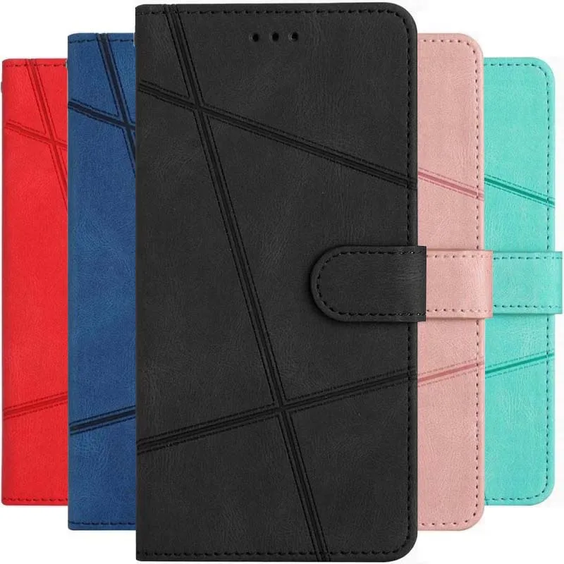 

Casual Book Style Case For Samsung Galaxy S20 S21 FE S22 S23 Ultra S6 S7 Edge S8 S9 Plus Wallet Mobile Phone Leather Fundas E18D