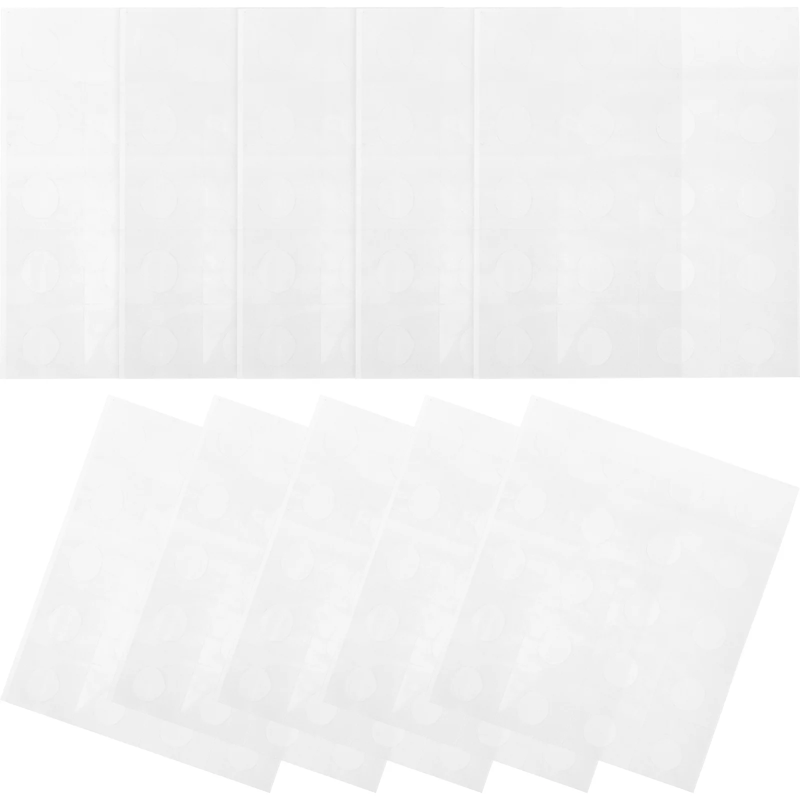 

50 Sheets Dot Glue Point Stickers Ballons Double Sided Clear Tape Craft Round Adhesive Two