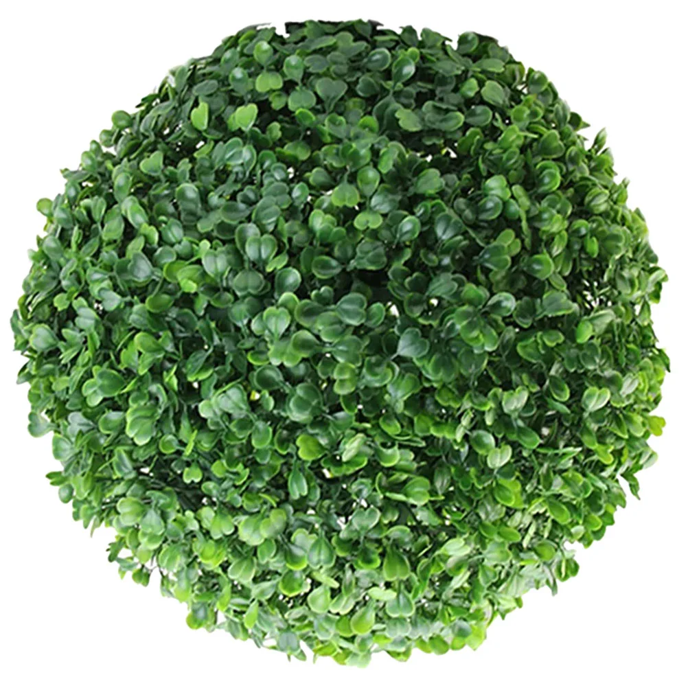 

Mall Pendant Decoration Hanging Grass Ball Ceiling Adornment Filler Fake Balls Party Supplies Plastic Green