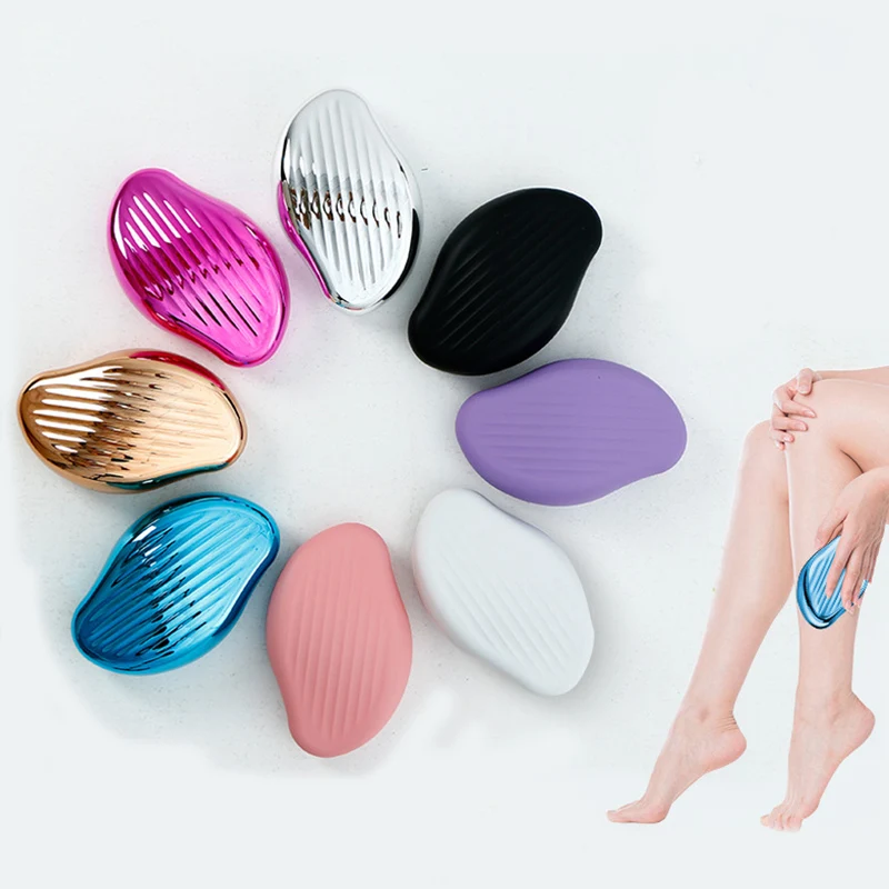

1PC Crystal Physical Hair Removal Eraser Glass Hair Remover Painless Epilator Easy Cleaning Reusable Body Care Depilation Tool