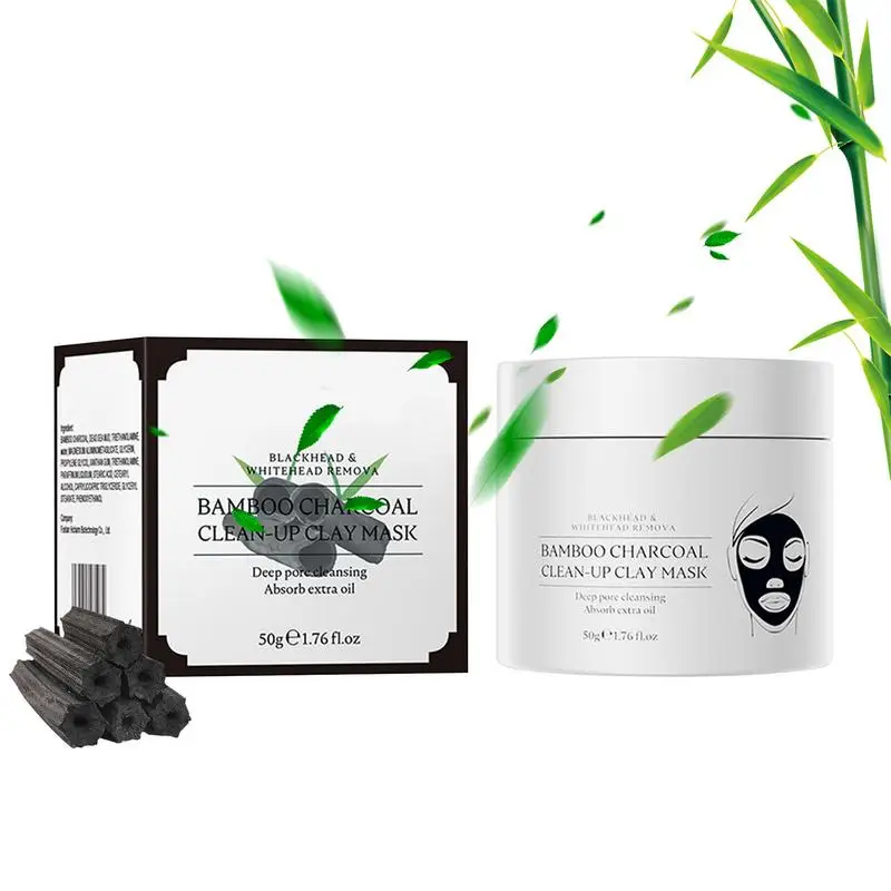 

Cleaning Mud Pack For Face Detoxifying Charcoal Mud Masque Face Cleansing Clay Masque Reduces Blackheads Pores Acnes & Oily Skin