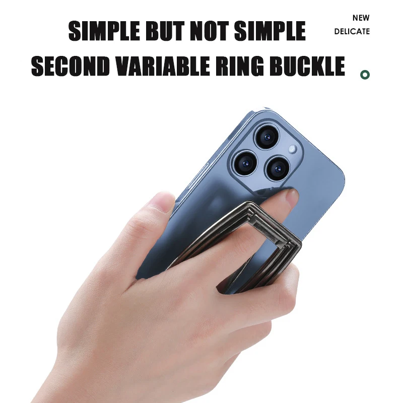 New Phone Ring Holder Foldable Cell Stand for Iphone Android All Smartphones Adjustable Grip Magnetic Car Mount |