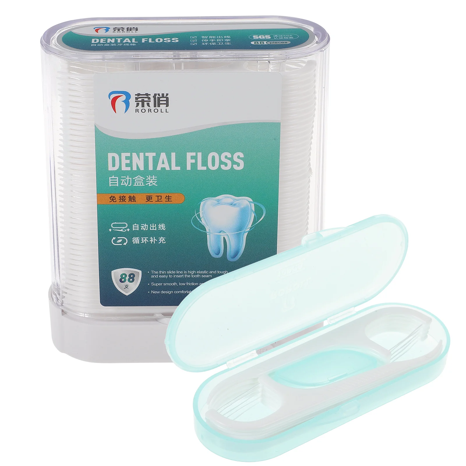 

2 Boxes Automatic Boxed Floss Teeth Flosses Disposable Clean Threader Portable Picks Pp Convenient Travel Toothpick