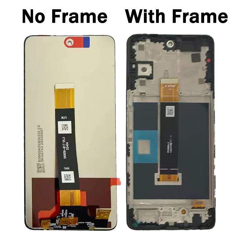 Фото 6,78-дюймовый IPS LCD для TCL 50 XL/50XL Nxtpaper 5G, сенсорный экран с дисплеем T702W T702M T704SP с рамкой. №4