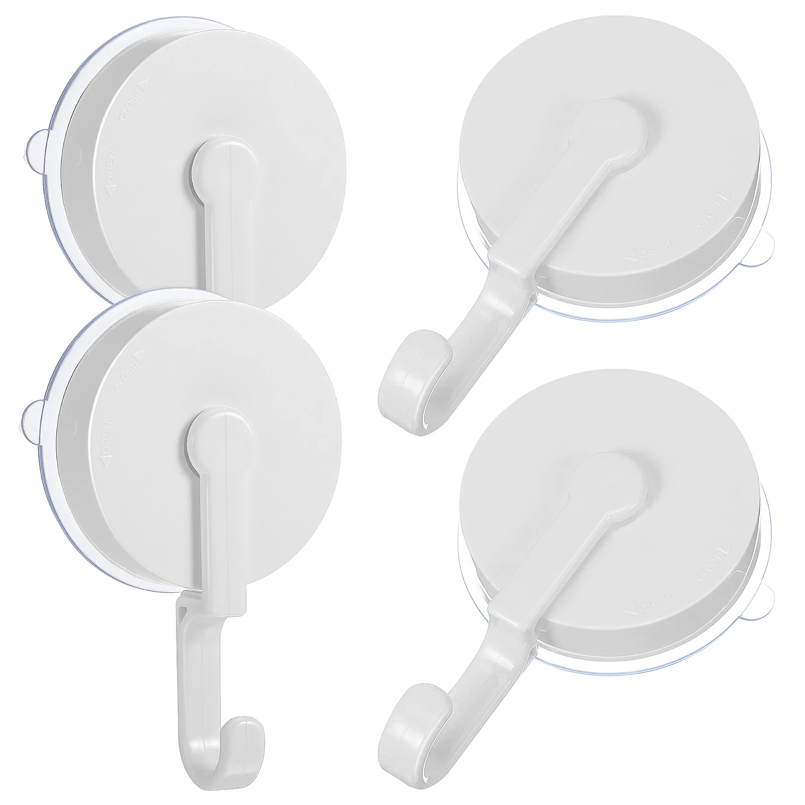 4 шт. вращающийся крючок на присоске сверхмощные крючки венок для ванной комнаты