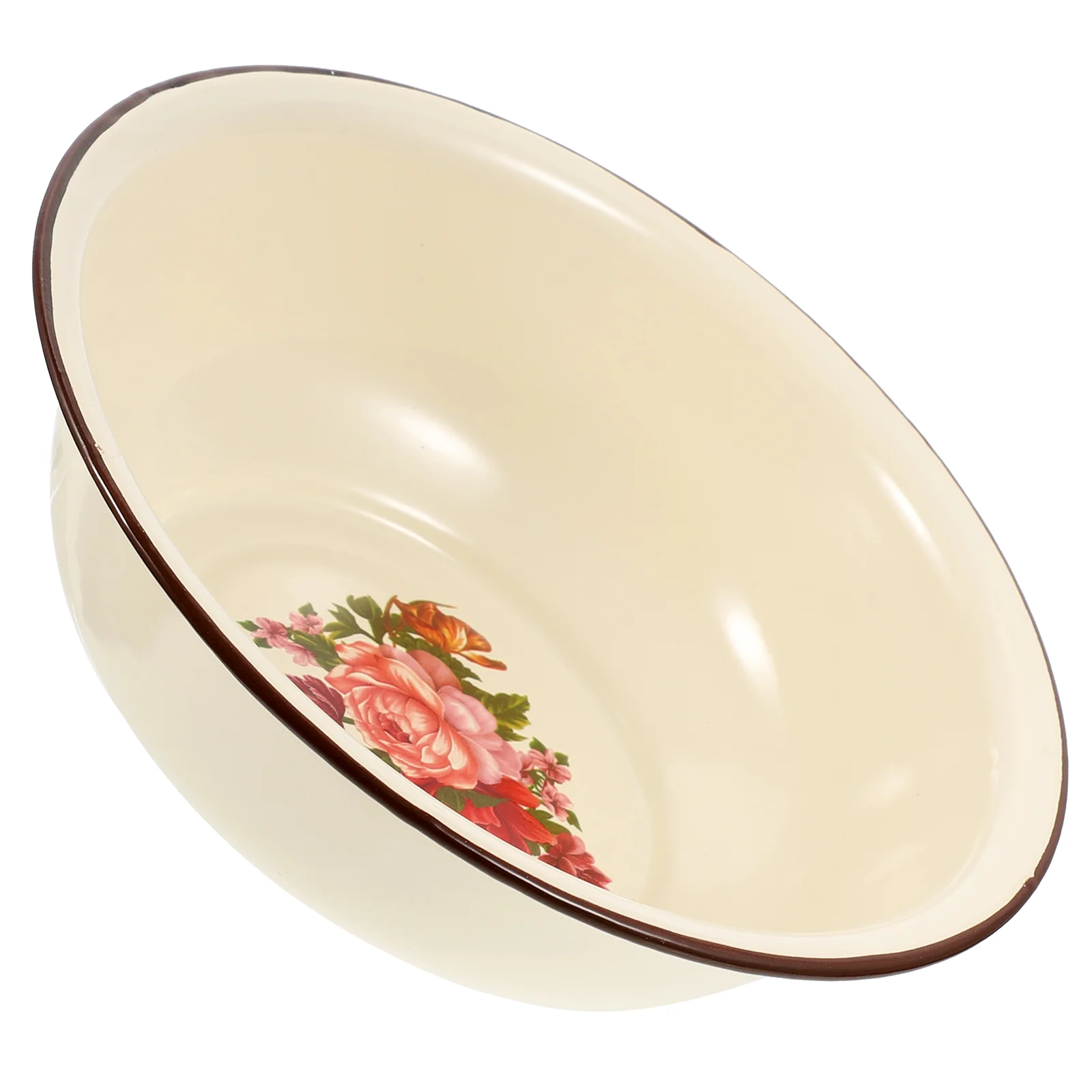 

Lard Storage Pot Vegetable Pasta Enamelware Serving Bowl Stainless Mixing Bowls Enamel Soup Bowl Stainless Steel Vintage Bowls