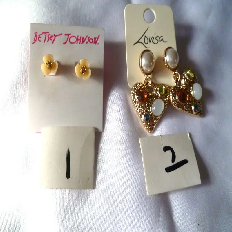 Европейские и американские внешнеторговые ювелирные изделия серьги-гвоздики с