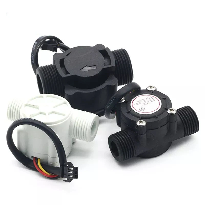 

DC 5-18V G1/2 Water Flow Sensor Flowmeter Hall Flow Sensor Water Control Liquid Flow 1-30L/min 2.0MPa Sensor Switch YF-S201