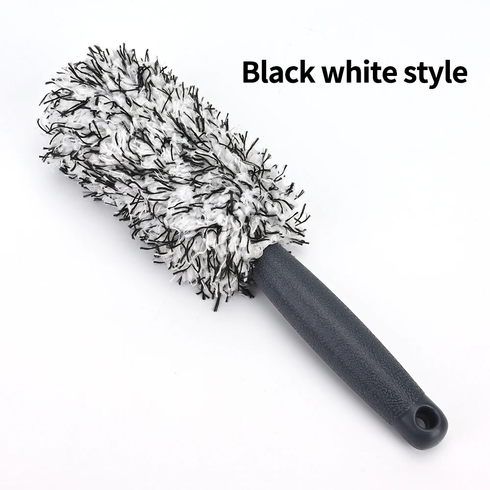 

Щетка Для Мойки Автомобилей С Нескользящей Ручкой, Щетка Для Легкого Очищения Колес Для Дисков, Спиц, Бочек