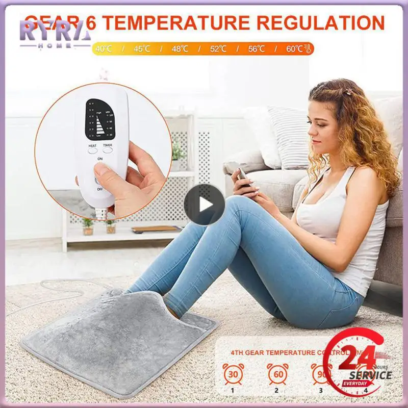 

40cm Foot Warmers Plug In Single Person Hand Foot Warmer New In Warm Winter Foot Warming Mat Gift Power Saving Heater Thermal