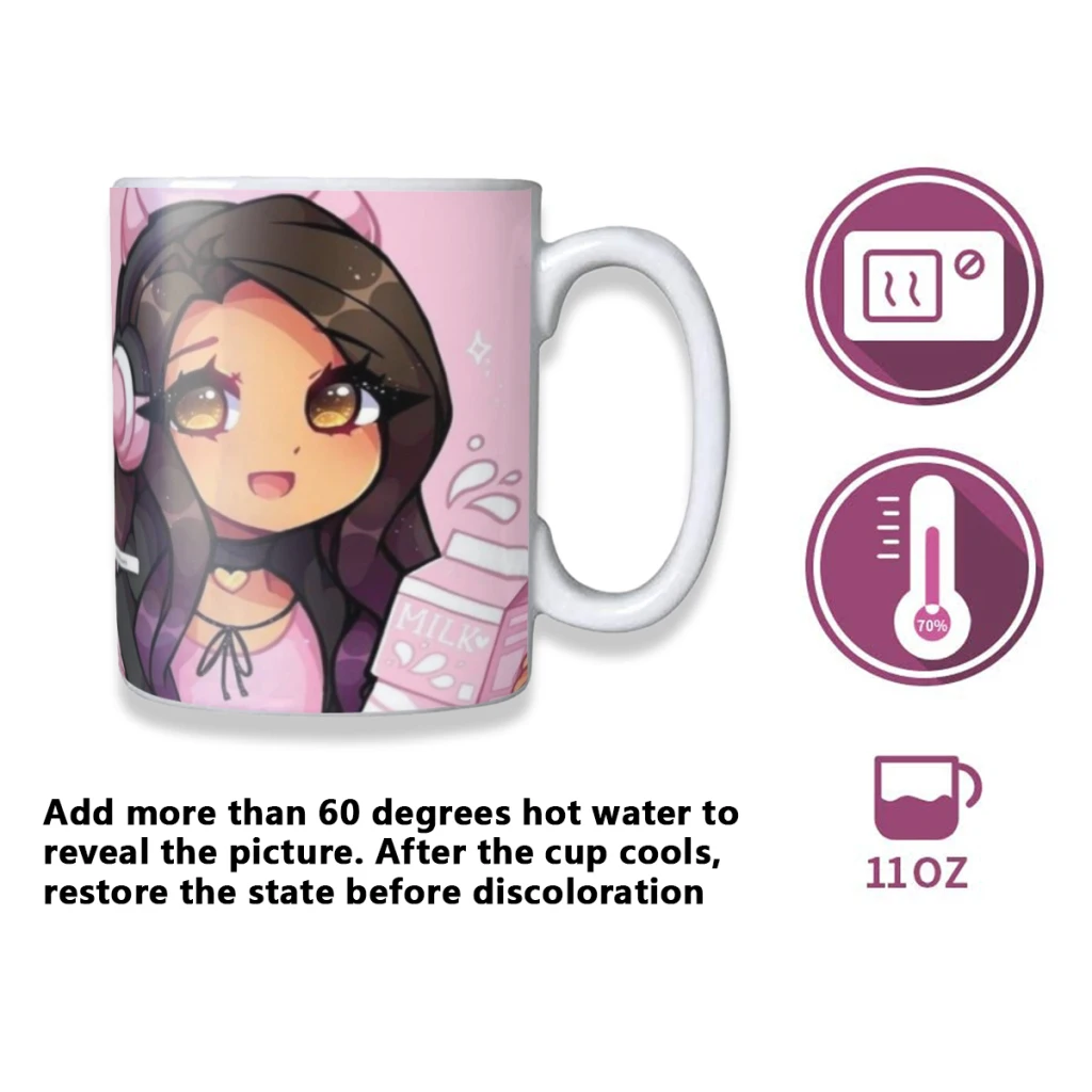 Милые кофейные кружки и A-Aphmau с крыльями креативная чашка для чая изменением