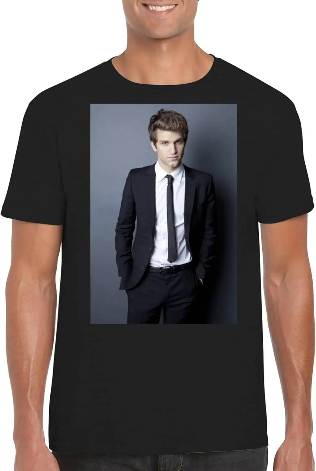 Keegan Allen — мужская футболка с круглым вырезом FCA # ФАГ 663107