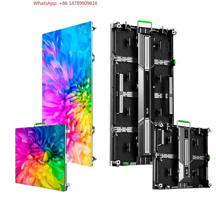 Фото Легкая светодиодная видеостена RGB-Mini LED 4м x P1.9 P2.6 P2.9 P3.91 (5000 кд) полноцветная, водонепроницаемая IP65 для наружной рекламы №1