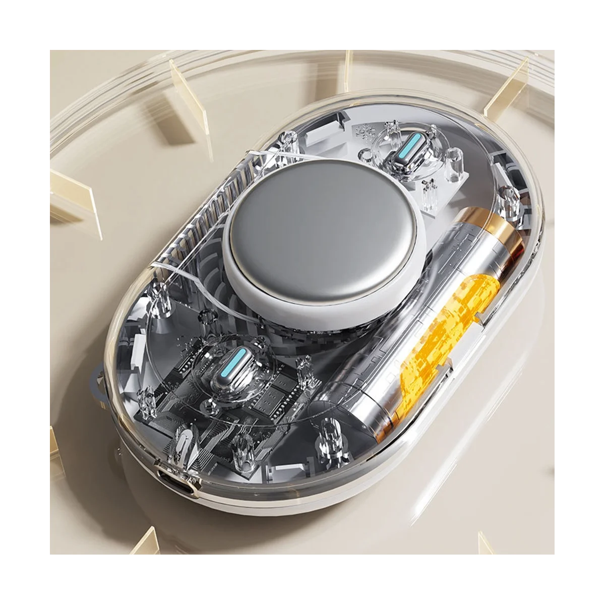 

Portable Mini Fan Semiconductor Refrigeration Cooling Fan USB Handheld Bladeless Fan for Outdoor Summer-B