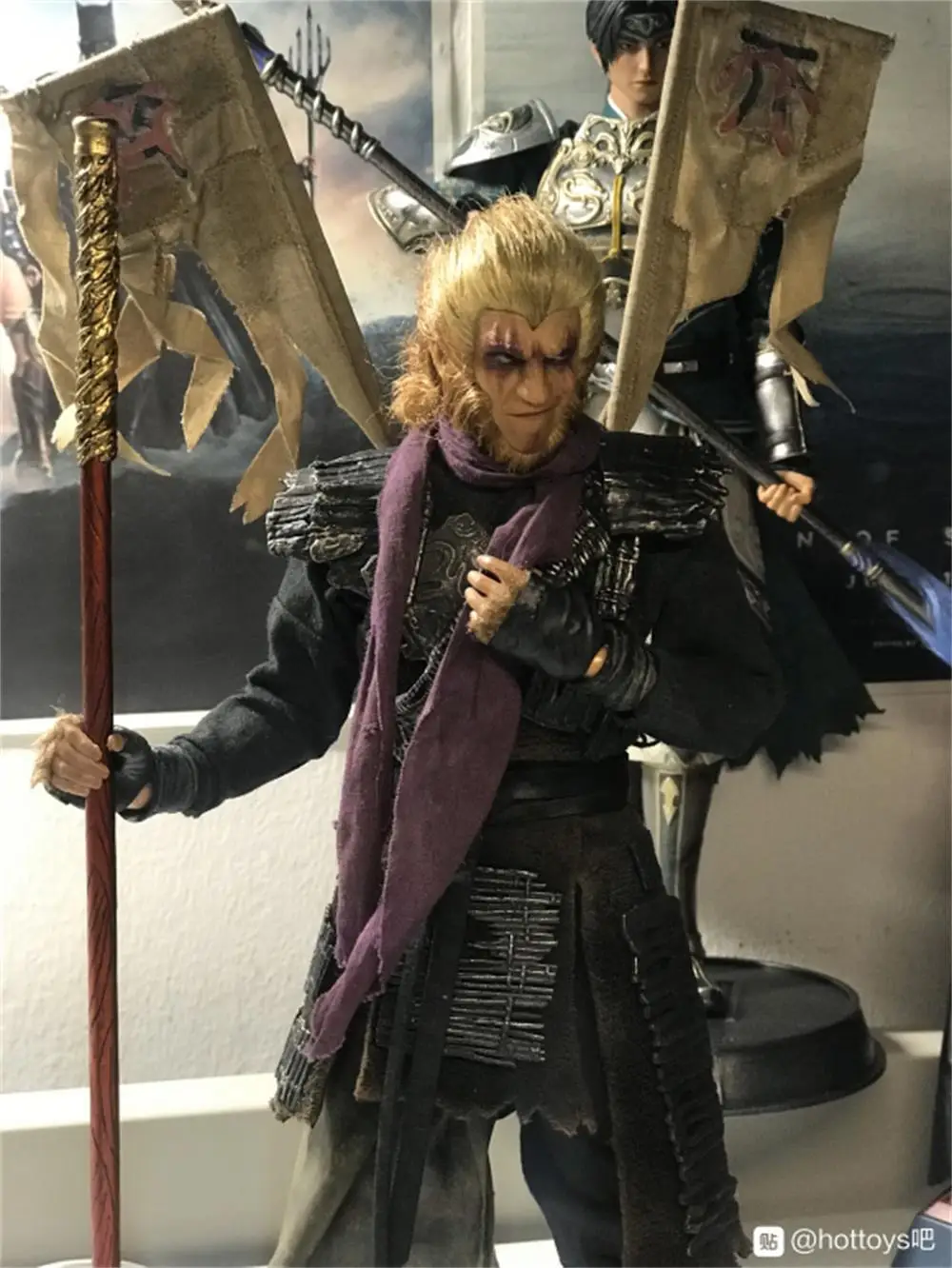 

Коллекционная черная рубашка ATOYS THREEZERO Wu Kong,
