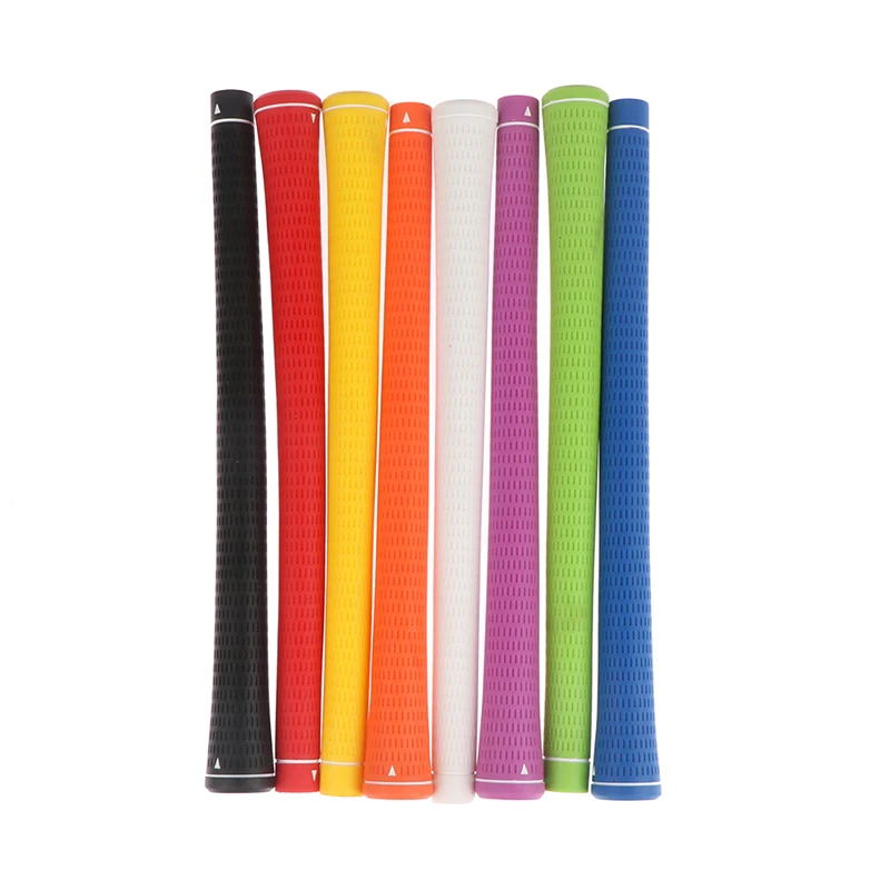 

1PC Universal Non-Slip Rubber Standard Swing Trainer Golf Club Grips Handle Golf Iron Grip Solid Color