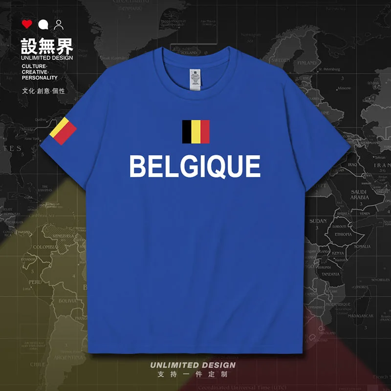 Belgium BEL Belgique Belgien Belgian mens t shirt for men jerseys printed Short Sleeve sports clothing clothes summer