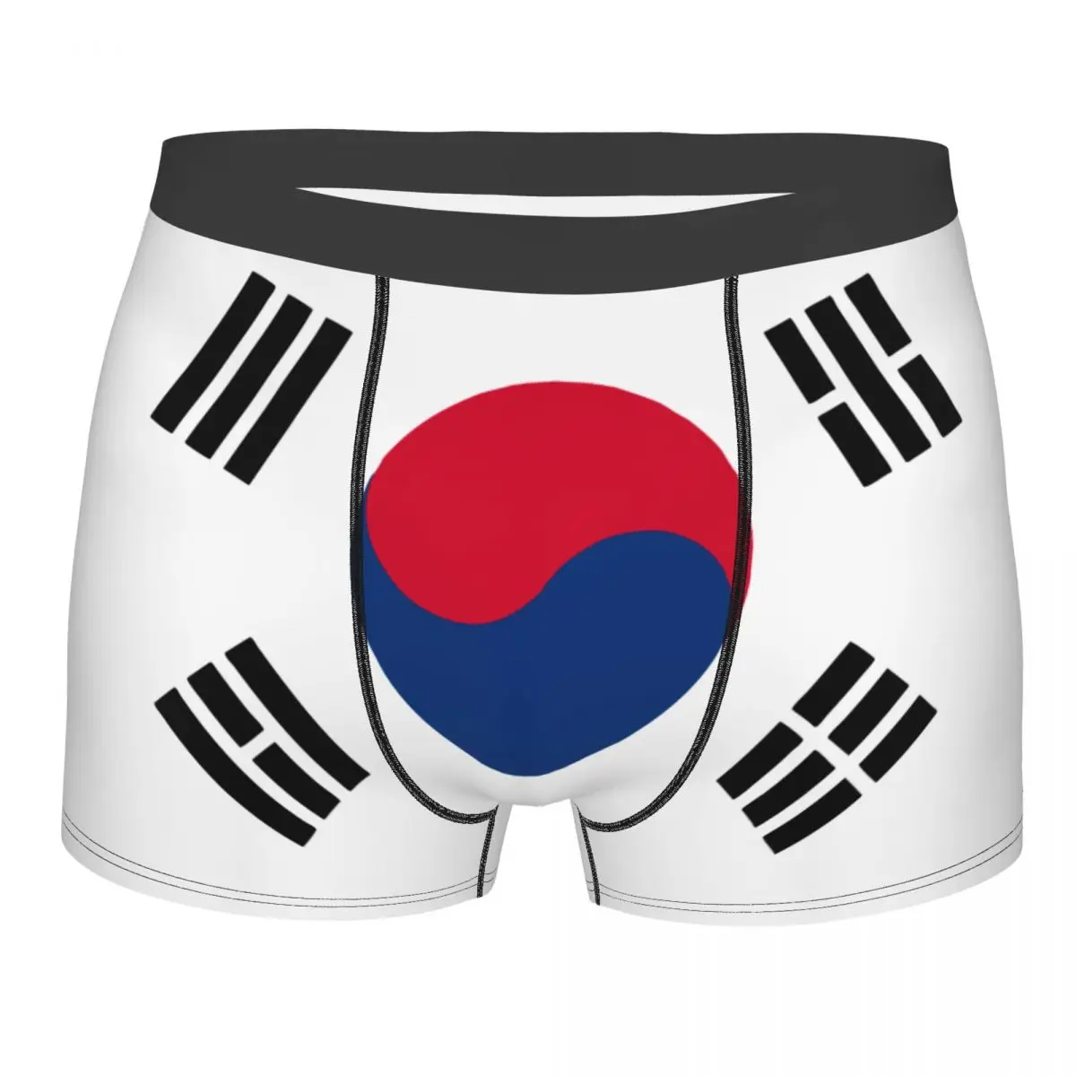 Новинка боксеры трусы мужские нижнее белье с флагом Южной Кореи мягкие |