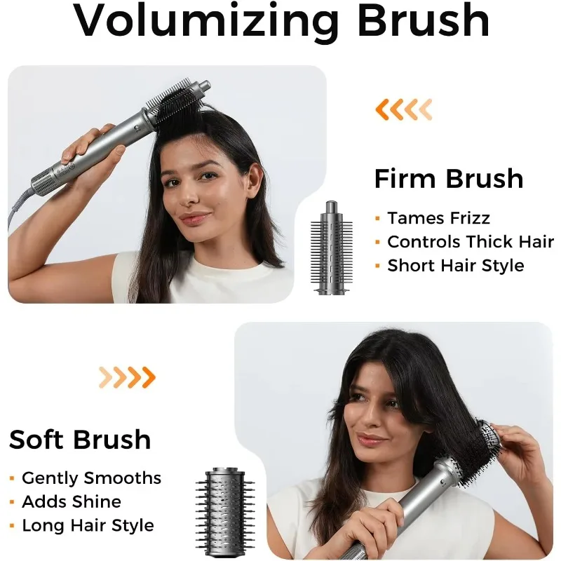 Фото Фен-щетка Wrap Styler HS05, фен-щетка для завивки волос HS08, фен-щетка для укладки и завивки волос №5