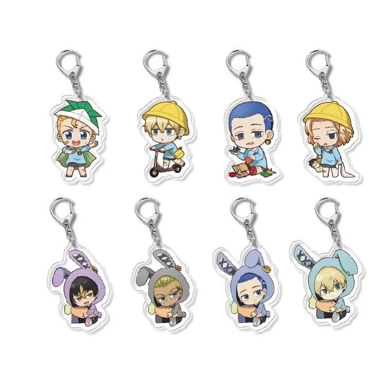 

Tokyo Revengers Anime Figure Baji Manjiro Sano Matsuno Chifuyu Acrylic Keychain Hanemiya Kazutora Character Cute Keyring Toys
