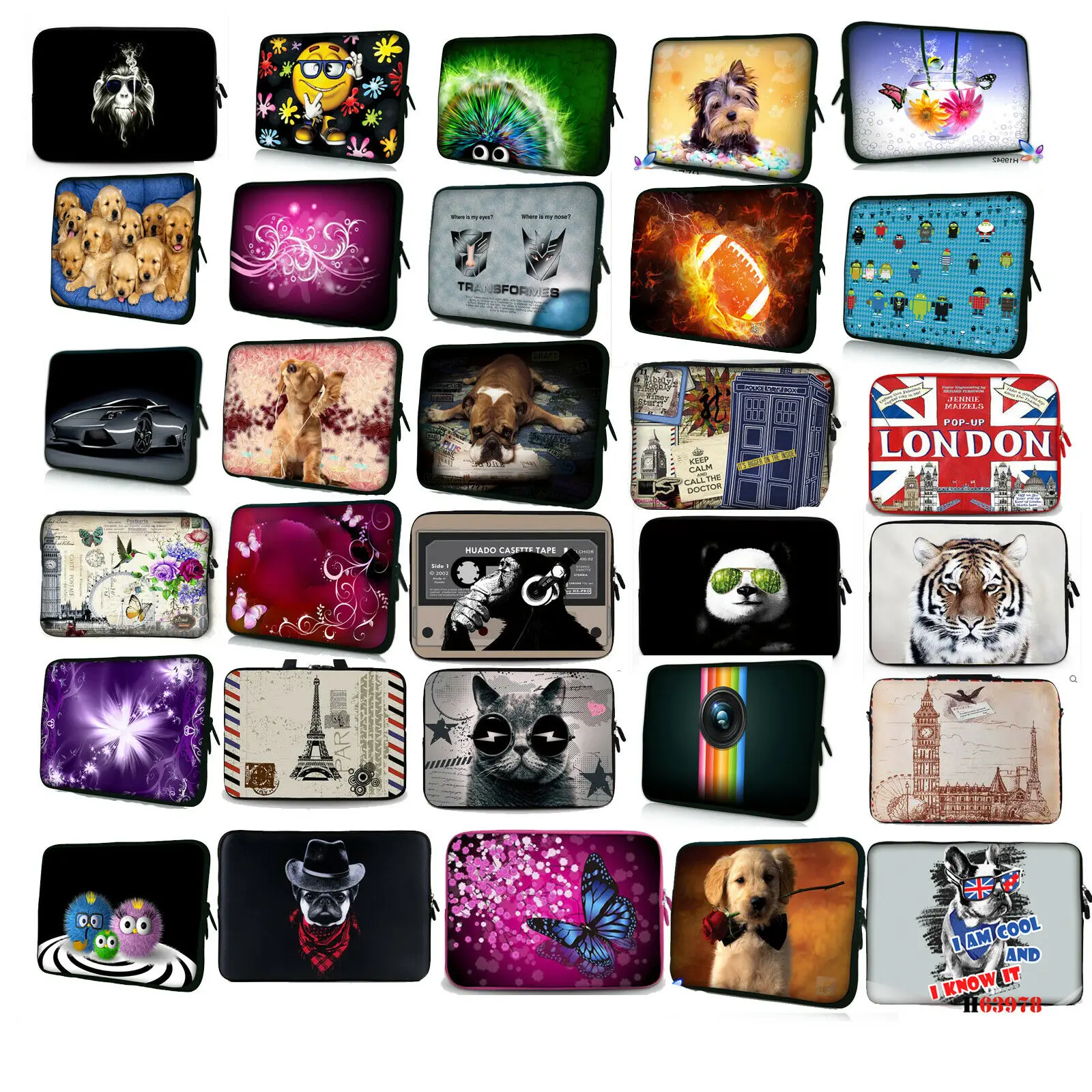 

10.1" 11.6" 13.3" 14" 15.6" Tablet Laptop Chromebook Ultrabook Sleeve Case Bag
